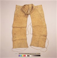 男子獸皮後敞褲藏品圖，第8張
